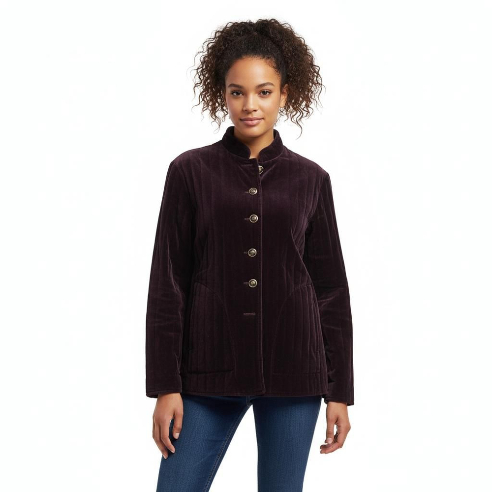 Capri New York Vintage Velvet Jacket Purple